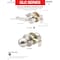 Global Door Controls GLC Series Light-Duty Commercial/Residential Cylindrical Lever, Grade 3 Privacy in Brushed Chrome GLC-5140L-626 - alternate 5